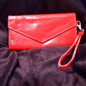 Cool hot pink wristlet